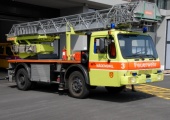 Alte Auto-Drehleiter ADL